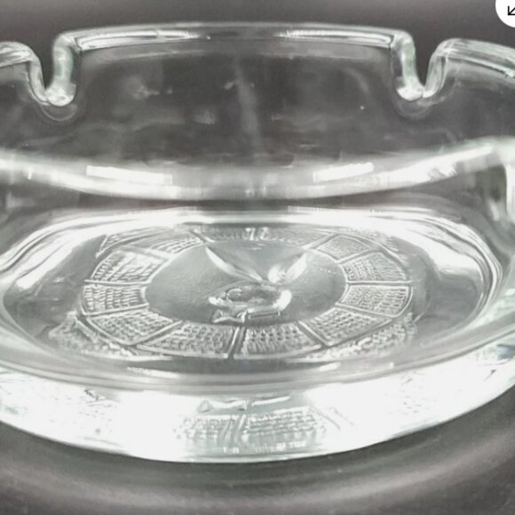 3pc Lot 1960s ICONIC Playboy Lounge in LA (2) Etched Ashtrays (1) VIP Tip Tray - Picture 6 of 12